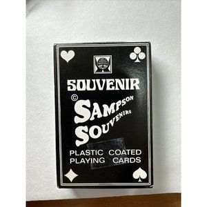 sealed Sampson souvenir Warwick castle Plastic Coated Playing Cards